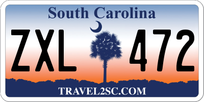 SC license plate ZXL472