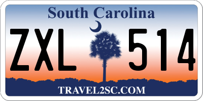 SC license plate ZXL514