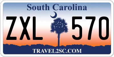 SC license plate ZXL570