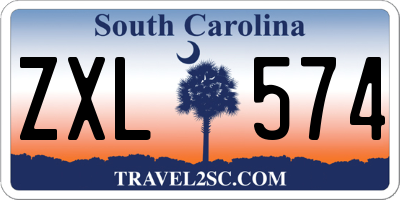 SC license plate ZXL574
