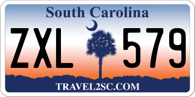 SC license plate ZXL579