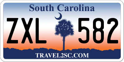 SC license plate ZXL582