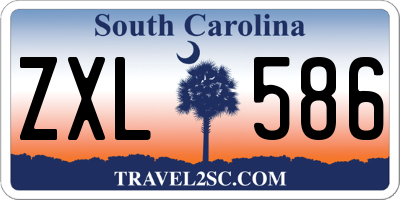 SC license plate ZXL586