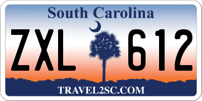SC license plate ZXL612