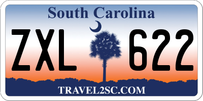 SC license plate ZXL622