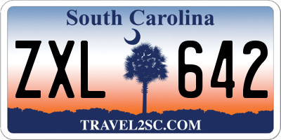SC license plate ZXL642