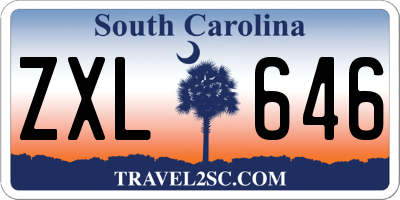 SC license plate ZXL646