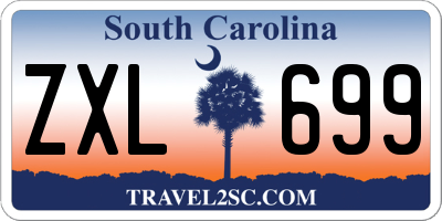 SC license plate ZXL699