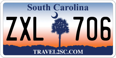 SC license plate ZXL706