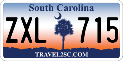 SC license plate ZXL715