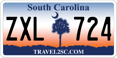 SC license plate ZXL724