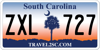 SC license plate ZXL727