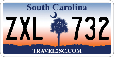 SC license plate ZXL732