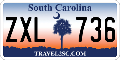 SC license plate ZXL736