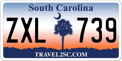 SC license plate ZXL739