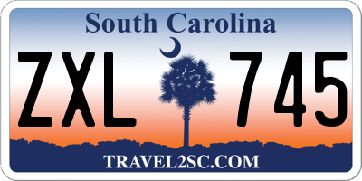 SC license plate ZXL745
