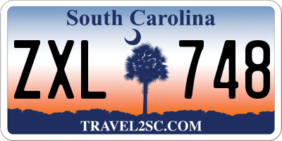 SC license plate ZXL748
