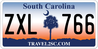 SC license plate ZXL766
