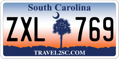 SC license plate ZXL769