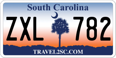 SC license plate ZXL782