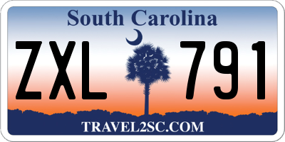 SC license plate ZXL791