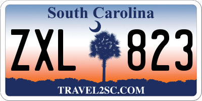 SC license plate ZXL823