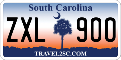 SC license plate ZXL900