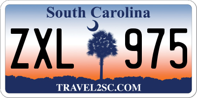 SC license plate ZXL975