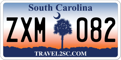 SC license plate ZXM082