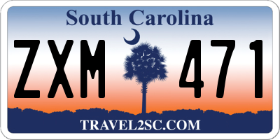 SC license plate ZXM471