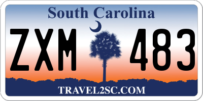 SC license plate ZXM483