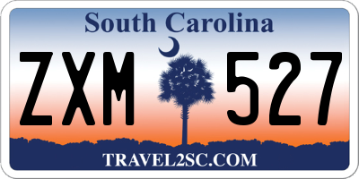SC license plate ZXM527