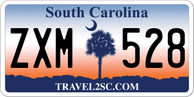 SC license plate ZXM528