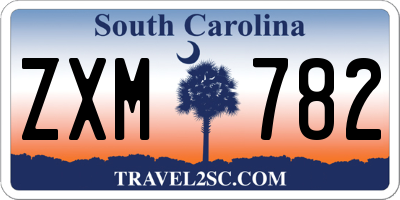 SC license plate ZXM782