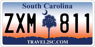 SC license plate ZXM811