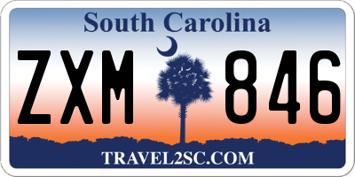 SC license plate ZXM846