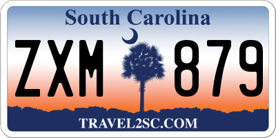 SC license plate ZXM879