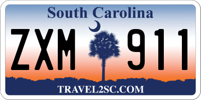 SC license plate ZXM911