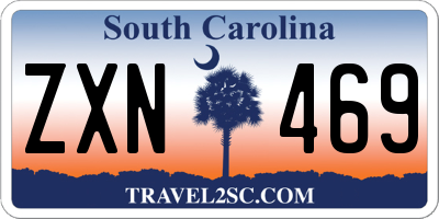 SC license plate ZXN469