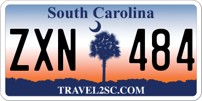 SC license plate ZXN484