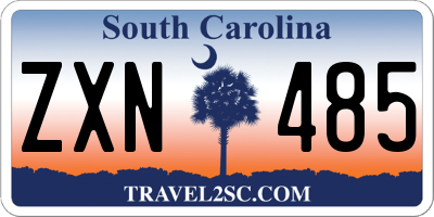 SC license plate ZXN485