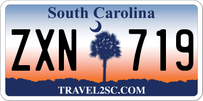 SC license plate ZXN719