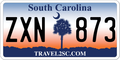 SC license plate ZXN873