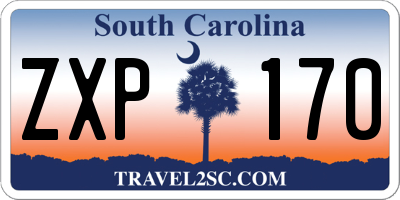 SC license plate ZXP170