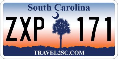 SC license plate ZXP171