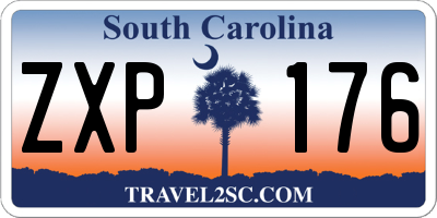 SC license plate ZXP176
