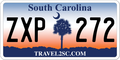 SC license plate ZXP272