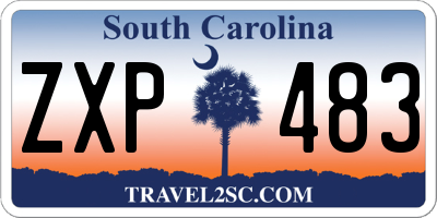 SC license plate ZXP483