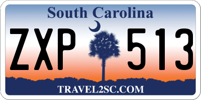 SC license plate ZXP513
