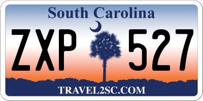 SC license plate ZXP527